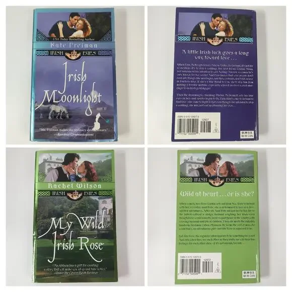 Irish Eyes Romance Paperback Book Complete Series Historical Romance Lot of 16